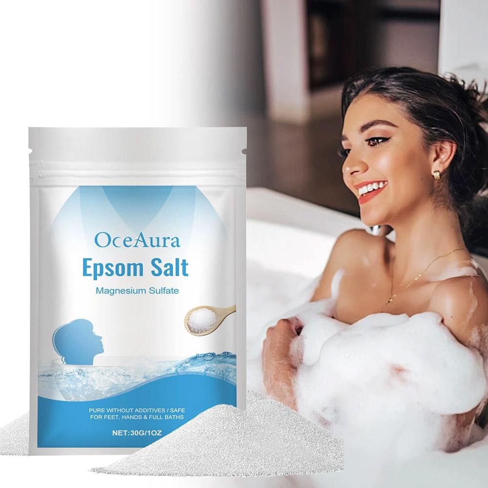 Bath Salts Magnesium - 30 جرام ملح المغنيسيوم كبريتات ترطيب