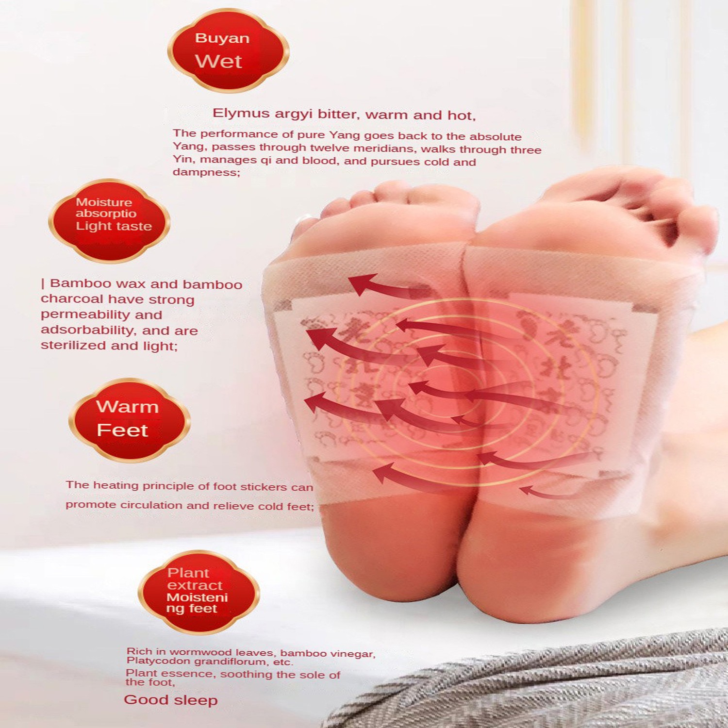 50 قطعة منصات + 50 قطعة السموم - مراجعة Detox Foot Patch وسعره