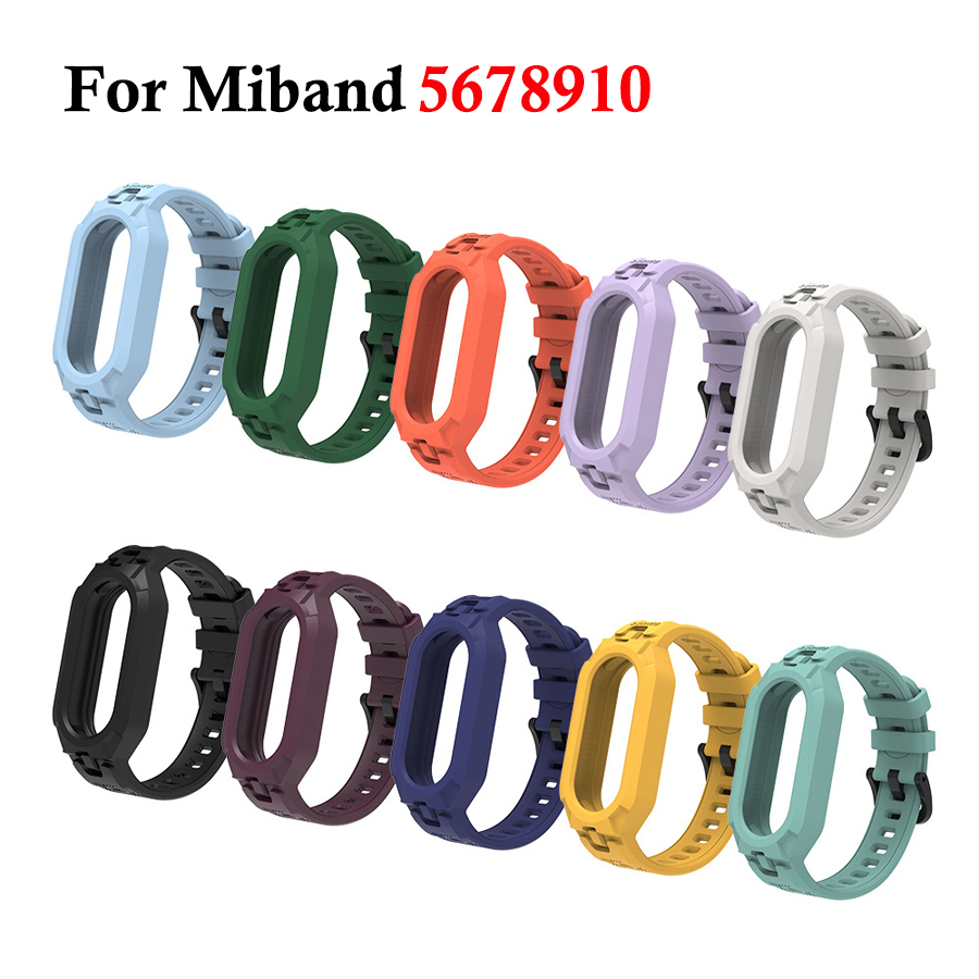 حزام سيليكون ل Xiaomi Mi Band  - مراجعة Health Wellness Bracelet وسعره