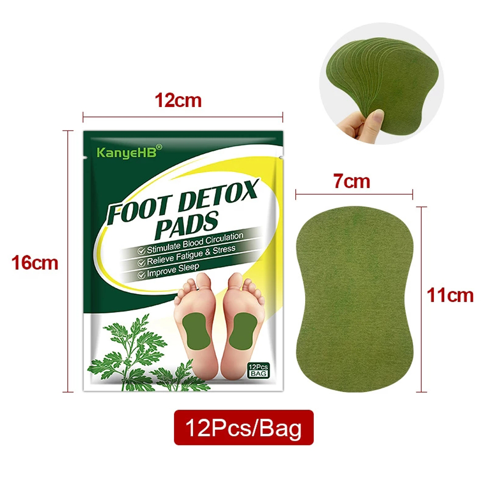 12-60 قطعة من لصقات تنظيف القد - مراجعة Detox Foot Patch وسعره