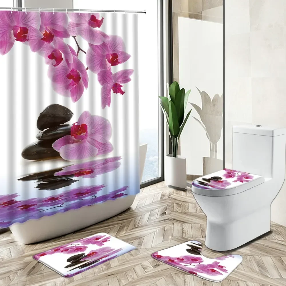 ستارة حمام بتصميم الأوركيد الأ - مراجعة Bamboo Bath Mat وسعره